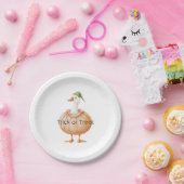 Gans Pompoen Papieren Bordje (Feest)