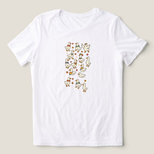 Gans Pride Shirt Subtiele Pride Comfort Kleuren T- (Design voorkant)