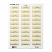 Gans retourzendinglabel etiket (Full Sheet)