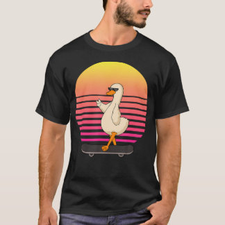 Gans Retro Vintage Gans Boerderij Dier T-shirt