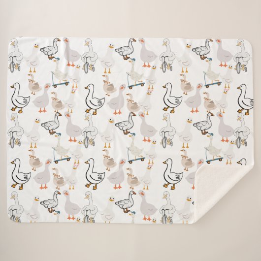 gans sherpa deken (Voorkant (horizontaal))