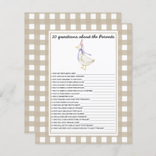 Gans - spelletjes - 20 vragen over de ouders