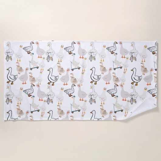 gans strandlaken (Voorkant)