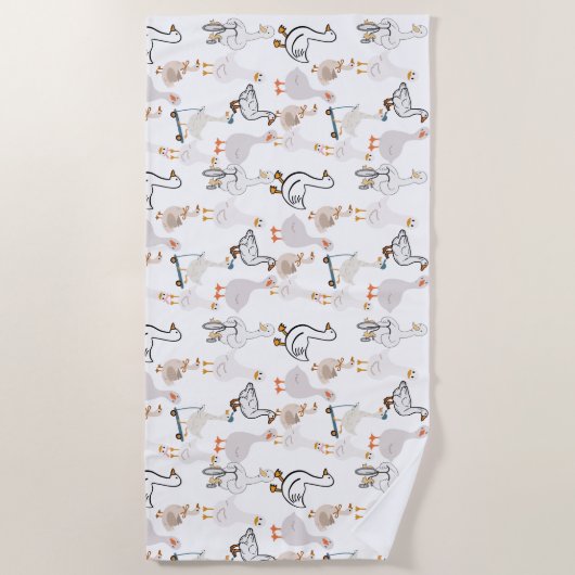 gans strandlaken (Voorkant)