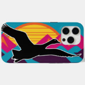 Gans vliegen bij zonsondergang Case-Mate iPhone case (Achterkant (horizontaal))