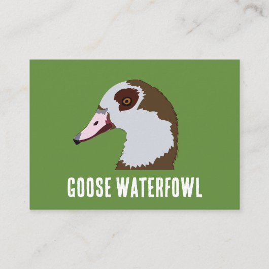Gans Watervogels Visitekaartje (Voorkant)