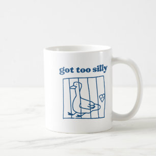 Gans werd te dwaas gevangenis Funny Gevangenis Die Koffiemok