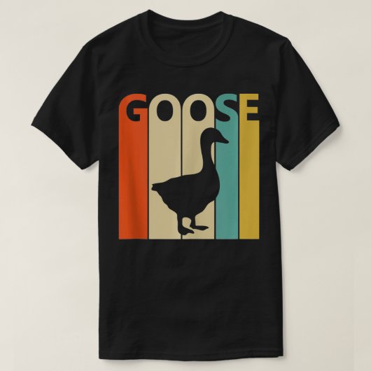 Gans Wilde Dierlijke Gans T-shirt (Design voorkant)