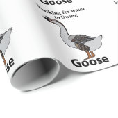 Gans zoekt water om Afrikaanse gans te zwemmen Cadeaupapier (Rol Hoek)