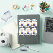 Gans Zomer Vakantie Pret Aangepast Sticker (iPad Cover)