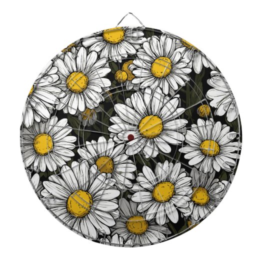 Gänseblümchen Comic Style Dartbord (Voorkant)
