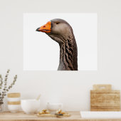 Gansportret Poster (Keuken)