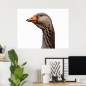 Gansportret Poster (Thuiskantoor)