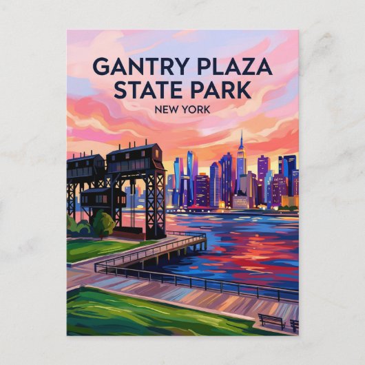 Gantry Plaza State Park VS Briefkaart (Voorkant)