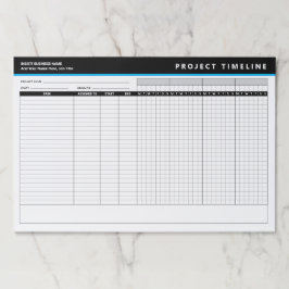 Gantt Chart Business Project Timeline Template