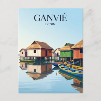 Ganvié-meerdorp Benin Briefkaart