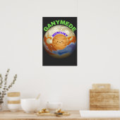 Ganymede vs Mercury Poster | Space Size Comparison (Keuken)