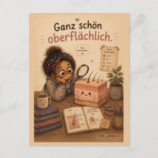 Ganz schön oberflächlich briefkaart