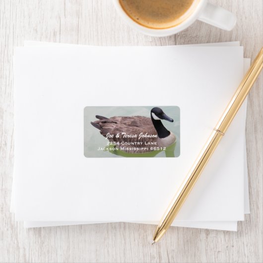 Ganzen Adresetiketten Etiket (Insitu)