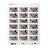 Ganzen Adresetiketten Etiket (Full Sheet)