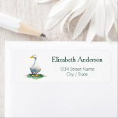 Ganzen adreslabels etiket (Insitu)