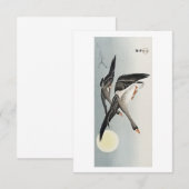 ganzen bij de volle maan ( 1900 - 1936 ) door Ohar Kaart (Voorkant / Achterkant)