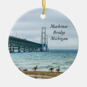 Ganzen bij Mighty Mac Keramisch Ornament