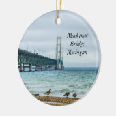Ganzen bij Mighty Mac Keramisch Ornament (Links)