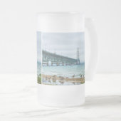 Ganzen bij Mighty Mac Matglas Bierpul (Voorkant rechts)