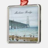 Ganzen bij Mighty Mac Metalen Ornament (Links)