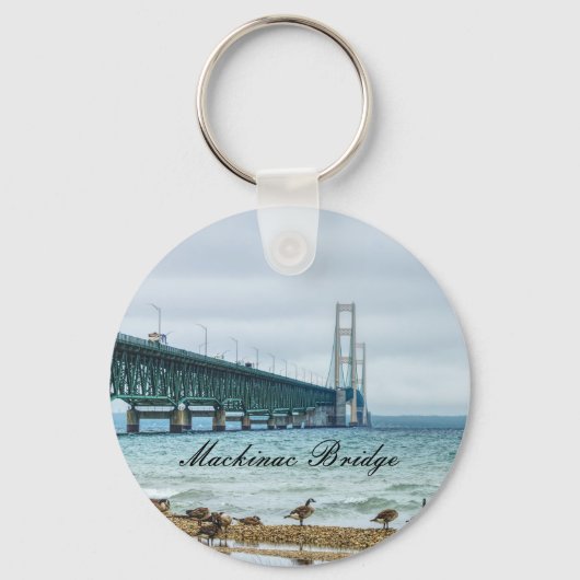 Ganzen bij Mighty Mac Sleutelhanger (Voorkant)