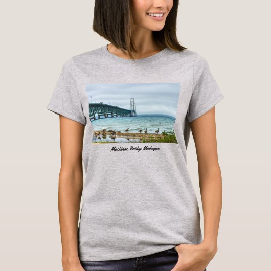 Ganzen bij Mighty Mac T-shirt (Voorkant)