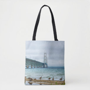 Ganzen bij Mighty Mac Tote Bag