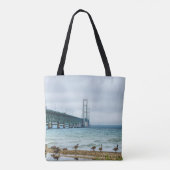 Ganzen bij Mighty Mac Tote Bag (Achterkant)