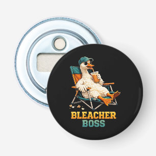 Ganzen Bleacher Baas Button Flesopener