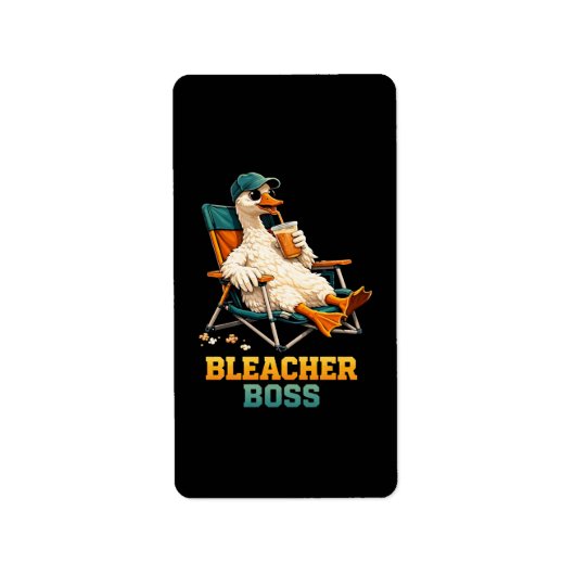 Ganzen Bleacher Baas Etiket (Voorkant)