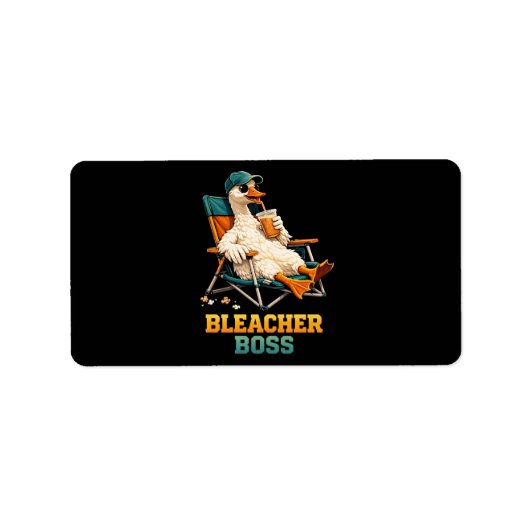 Ganzen Bleacher Baas Etiket (Voorkant)