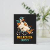 Ganzen Bleacher Baas Feestdagenkaart (Staand voorkant)