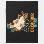 Ganzen Bleacher Baas Fleece Deken (Voorkant)
