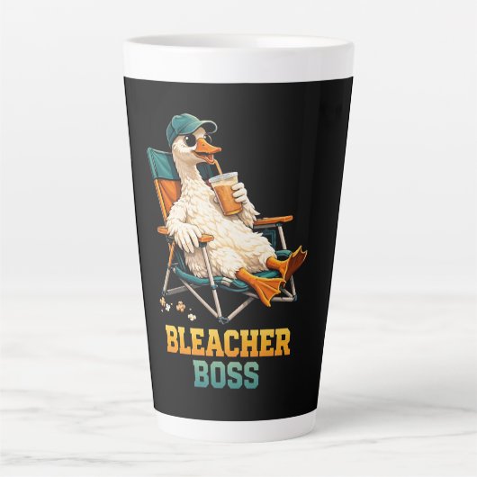 Ganzen Bleacher Baas Latte Mok (Voorkant)