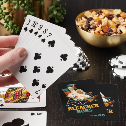 Ganzen Bleacher Baas Pokerkaarten (Insitu)