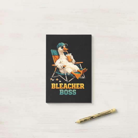 Ganzen Bleacher Baas Post-it® Notes (Op bureau)