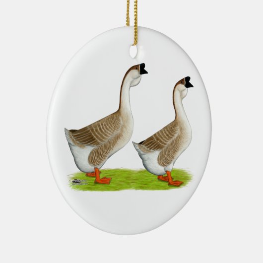 ganzen: Buff African Keramisch Ornament (Rechts)