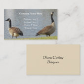 Ganzen door Visitekaartjes van honden (Voorkant / Achterkant)