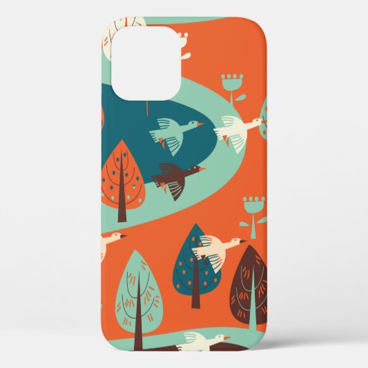 ganzen en bossen Case-Mate iPhone case (Achterkant)