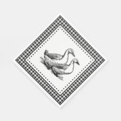 Ganzen Gingham Servet (Hoek)