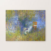 Ganzen in de Creek Claude Monet Fine Art Legpuzzel (Horizontaal)