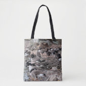 Ganzen in het park tote bag (Voorkant)