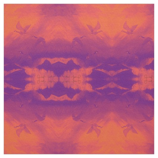 Ganzen in het rood stof (Swatch)