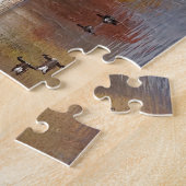 Ganzen in Reflecterende kleuren - Legpuzzel (Zijkant)